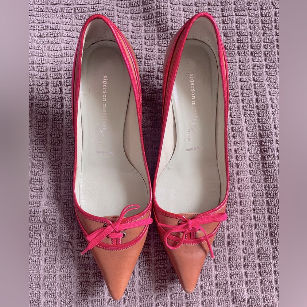 Sigerson Morrison kitten heels sz 7.5